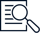 icon magnifying document
